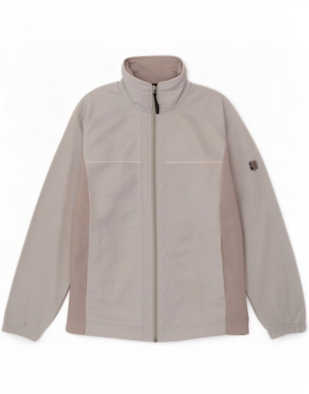 Asics Veste de survêtement pour homme Small Gris Colorblock Polyester