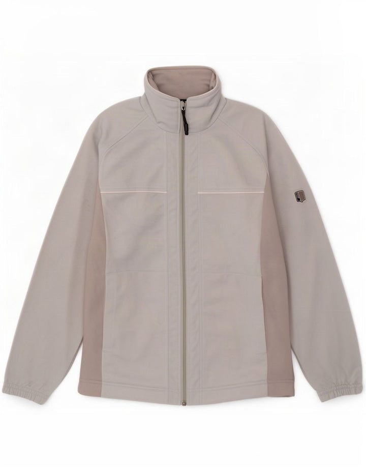 Asics Veste de survêtement pour homme Small Gris Colorblock Polyester