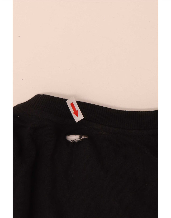 Calvin Klein Jeans Sweat-Shirt Graphique Homme Noir Moyen Coton