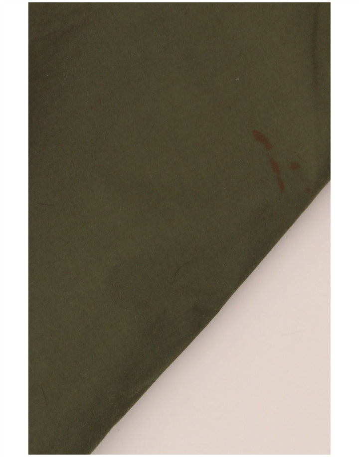 VINTAGE Veste utilitaire à capuche pour hommes UK 38 Polyester kaki moyen