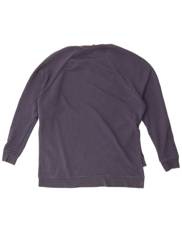 Nike Femme Dri Fit Sweat-shirt surdimensionné UK 10 Petit Bleu marine