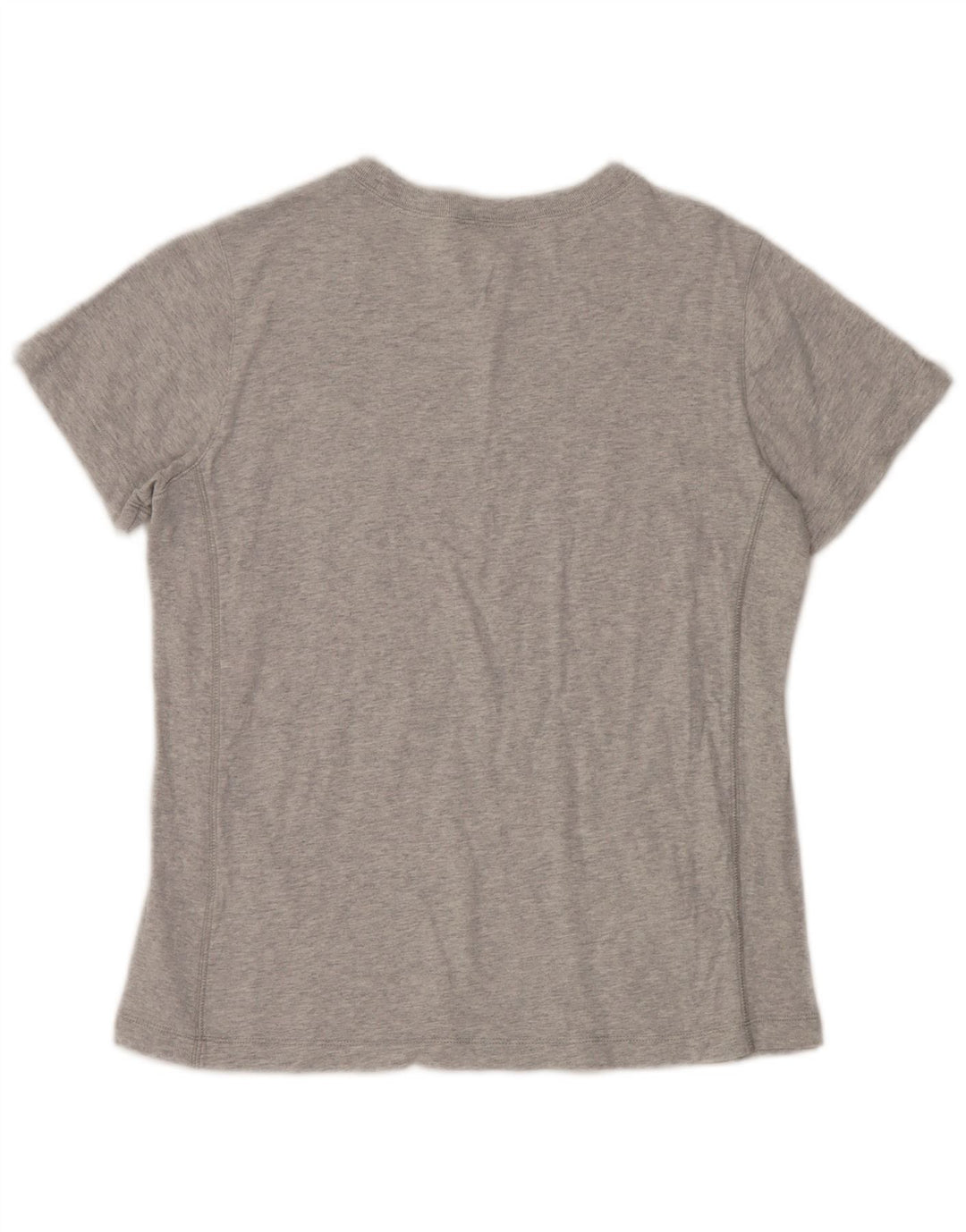 CHAMPION T-Shirt Femme Top UK 14 Gris Moyen Coton Moucheté