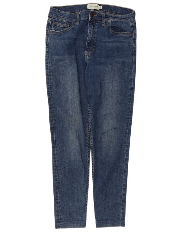 FRENCH CONNECTION Jean slim pour femme UK 12 Medium W30 L27 Bleu Coton