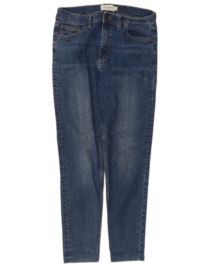 FRENCH CONNECTION Jean slim pour femme UK 12 Medium W30 L27 Bleu Coton