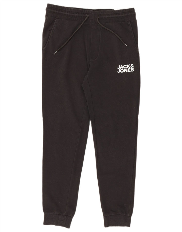 Jack & Jones Pantalon De Survêtement Graphique Joggers Coton Noir Moyen