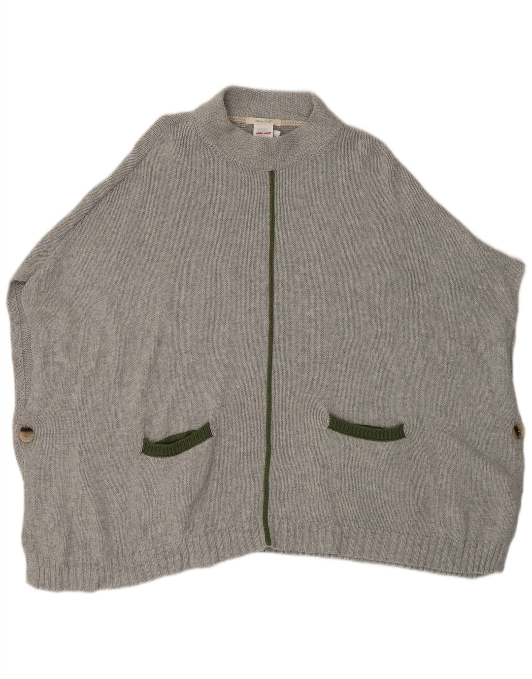 Pull Poncho Femme White Stuff Taille Unique Gris Coton