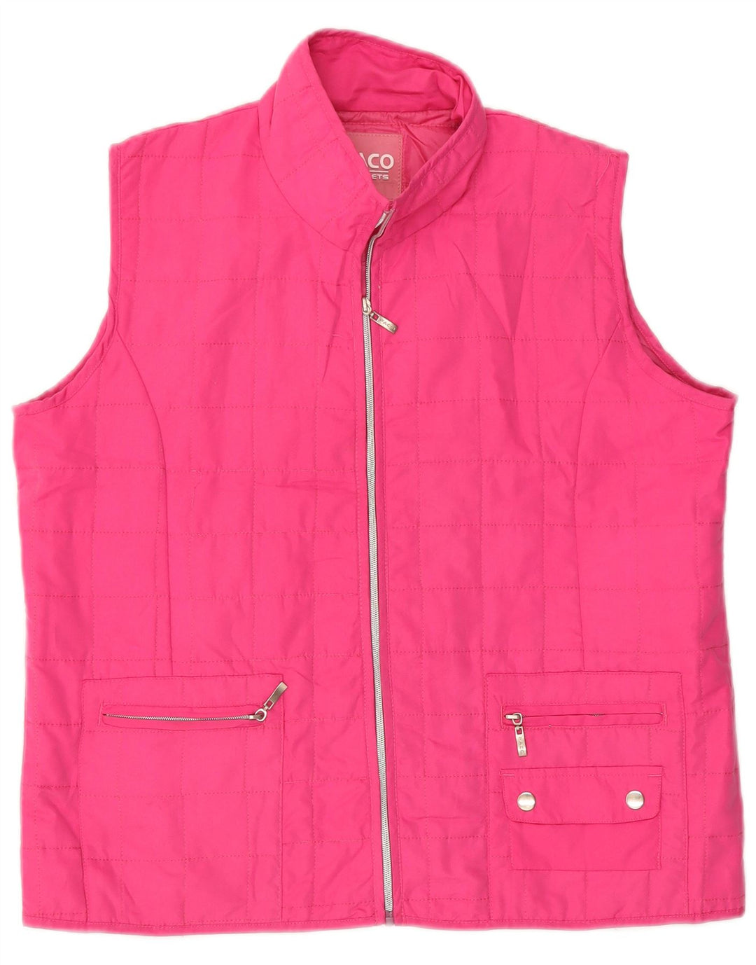 PACO Femme Gilet Rembourré UK 18 XL Rose Polyester