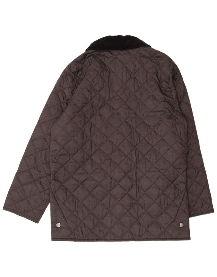 Barbour Veste matelassée coupe ample pour homme UK 36 Petit Noir Polyamide