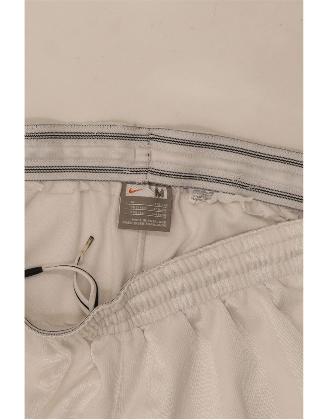 NIKE Short de sport à rayures blanches pour homme
