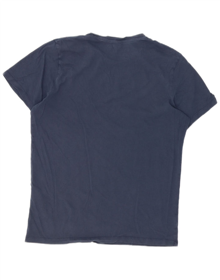 Jack & Jones T-Shirt Graphique Homme Bleu Marine Moyen Colourblock