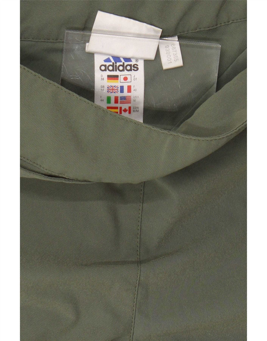 Adidas Bermuda pour femme UK 12 Medium W28 Kaki Polyester