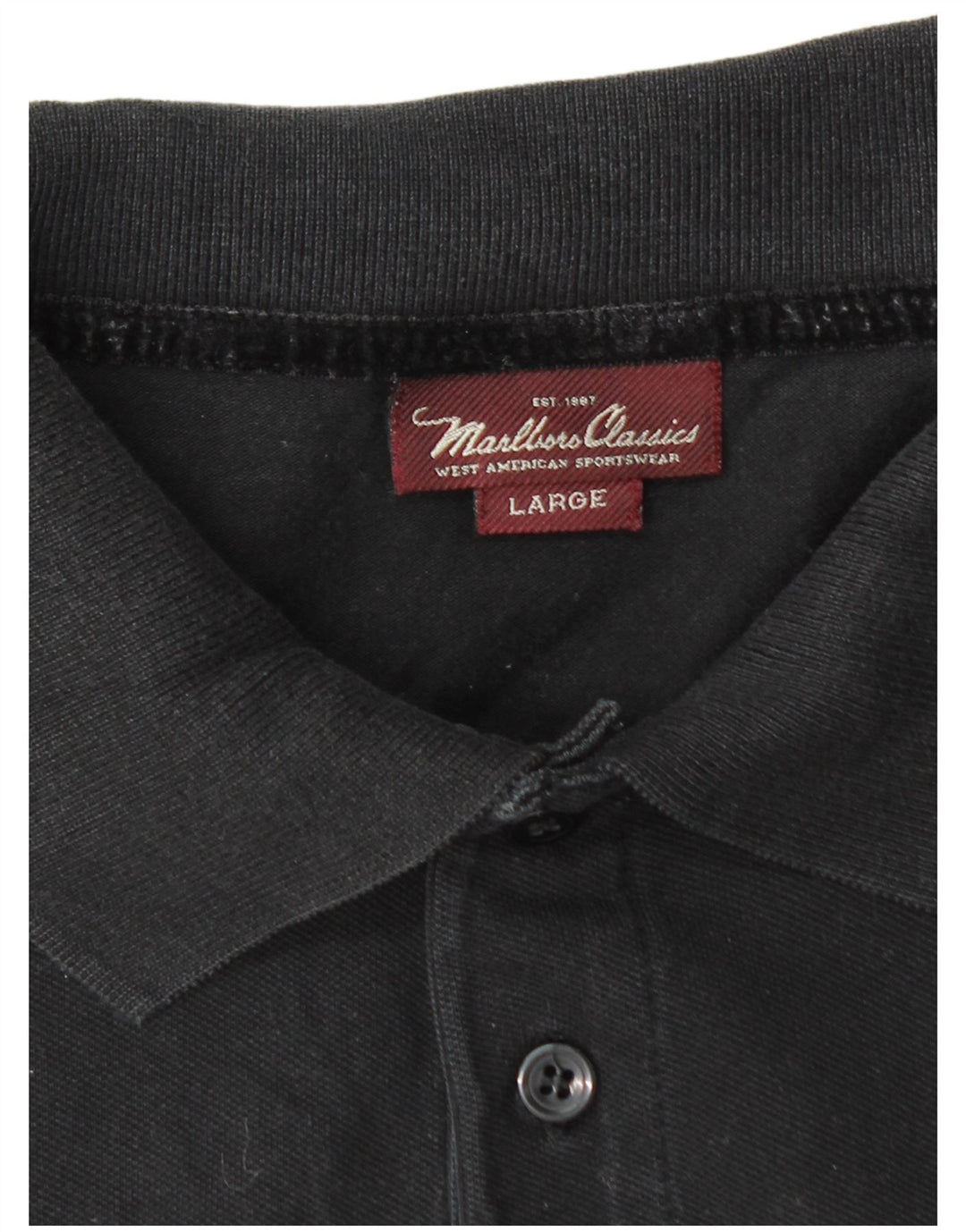 MARLBORO CLASSICS Polo Homme Grand Noir