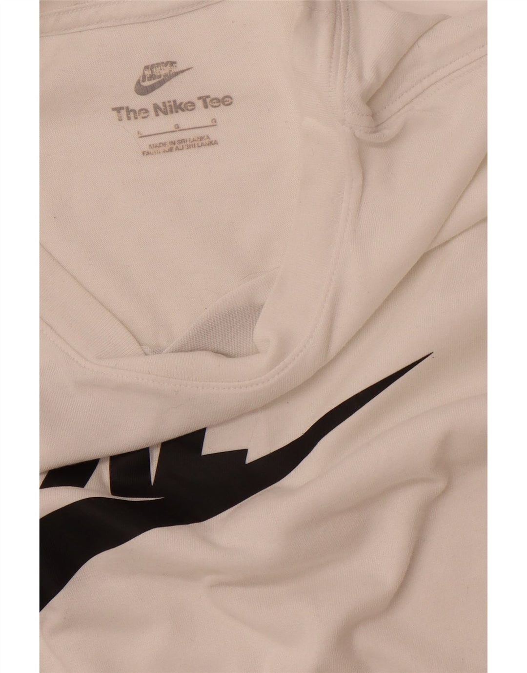 NIKE T-shirt graphique pour hommes, grand, blanc