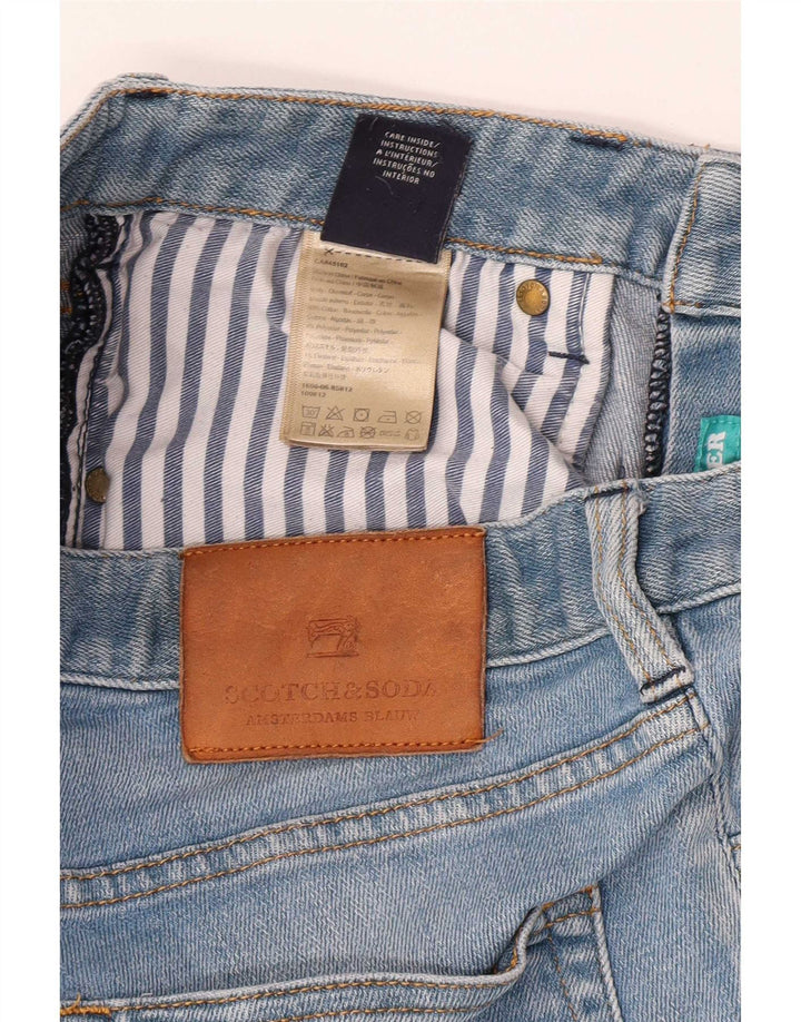 Scotch & Soda Jean Slim Femme W29 L32 Bleu Coton