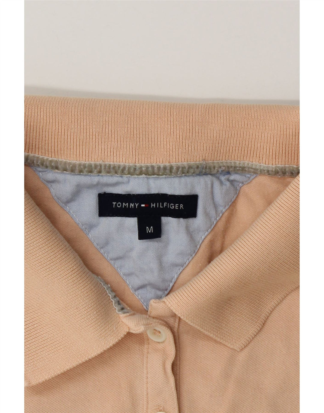 Tommy Hilfiger Polo Femme UK 12 Orange Moyen