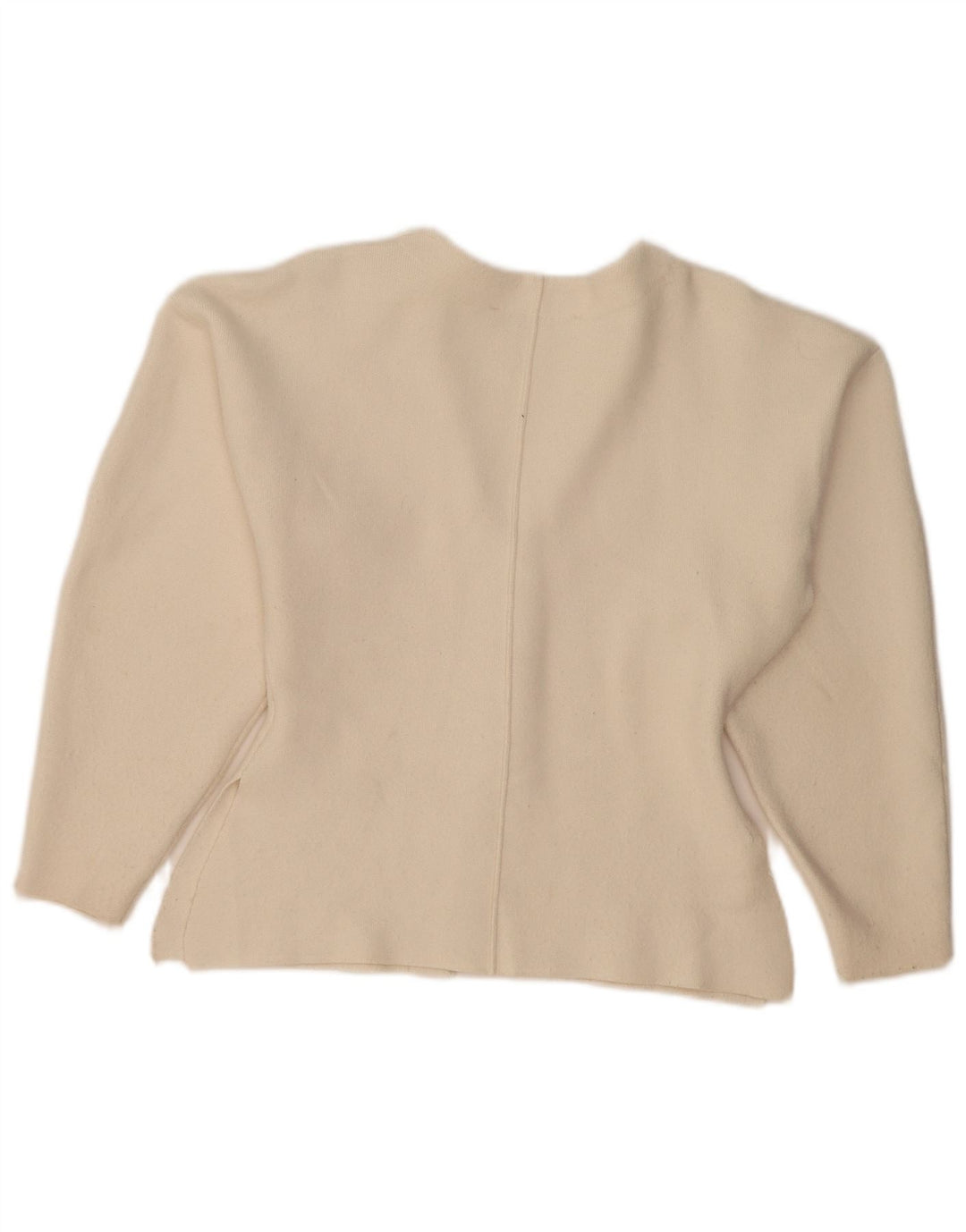 Zara Cardigan Femme Pull UK 10 Petite Viscose Beige