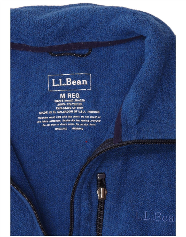 L.L.Bean Veste polaire pour homme UK 38 Bleu moyen Polyester