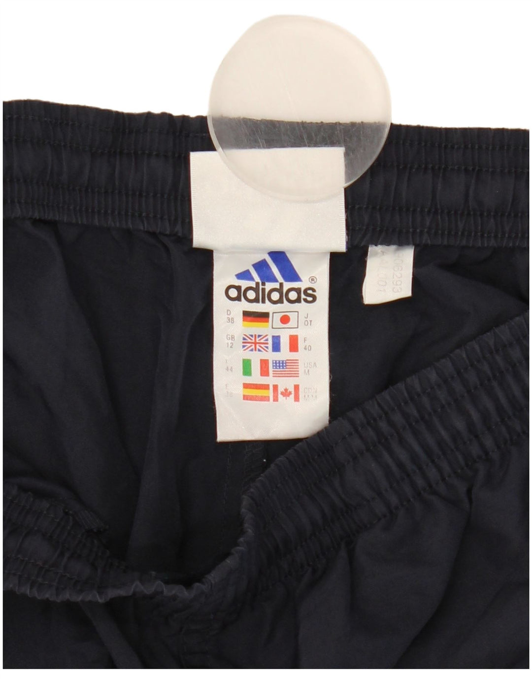 Adidas Short de sport pour femme UK 12 Bleu marine moyen Polyester