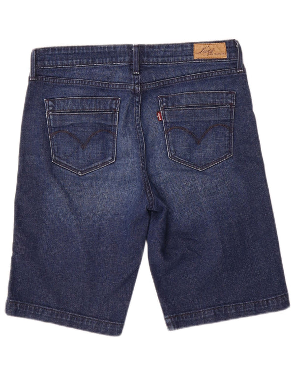 Levi's Short Demi Curve Coupe Classique Femme Bleu US 8 Medium W28
