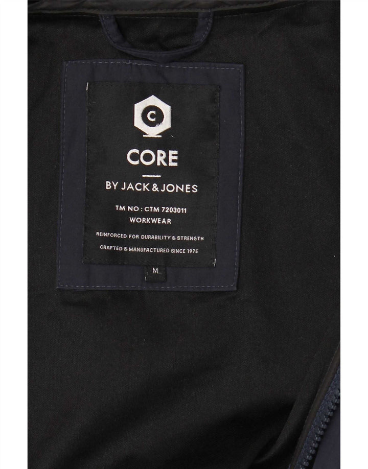 Jack & Jones Bomber à capuche pour homme UK 38 Bleu marine moyen