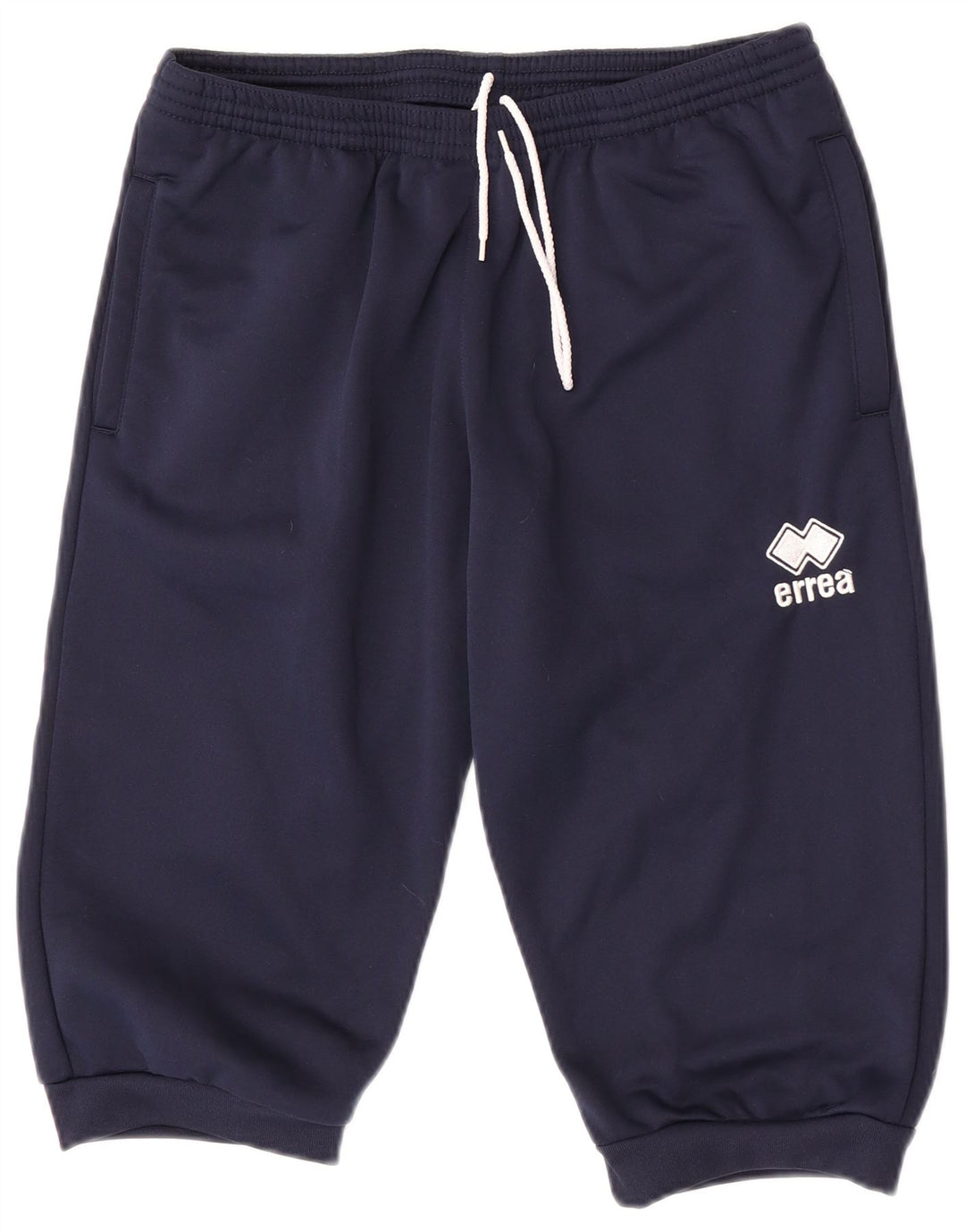 Errea Short de sport pour femme UK 14 Large Bleu marine Polyester