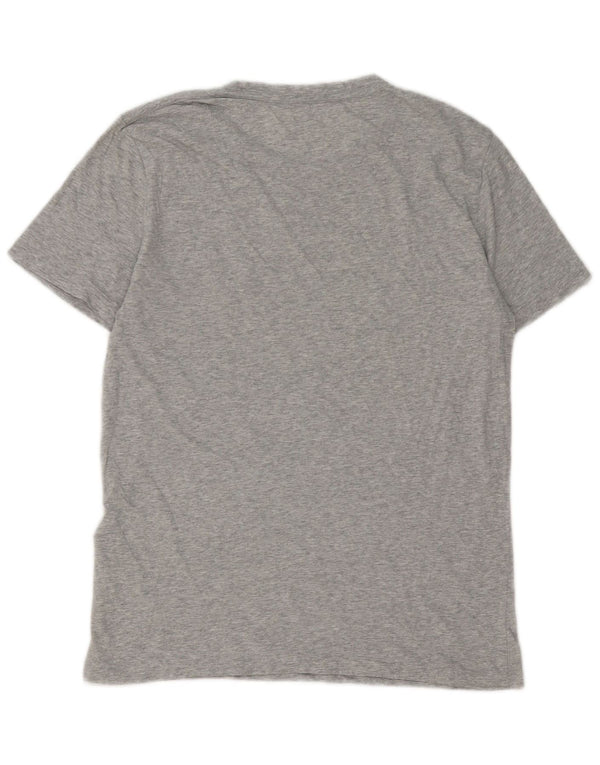 All Saints T-Shirt Homme Gris Moyen Moucheté Coton