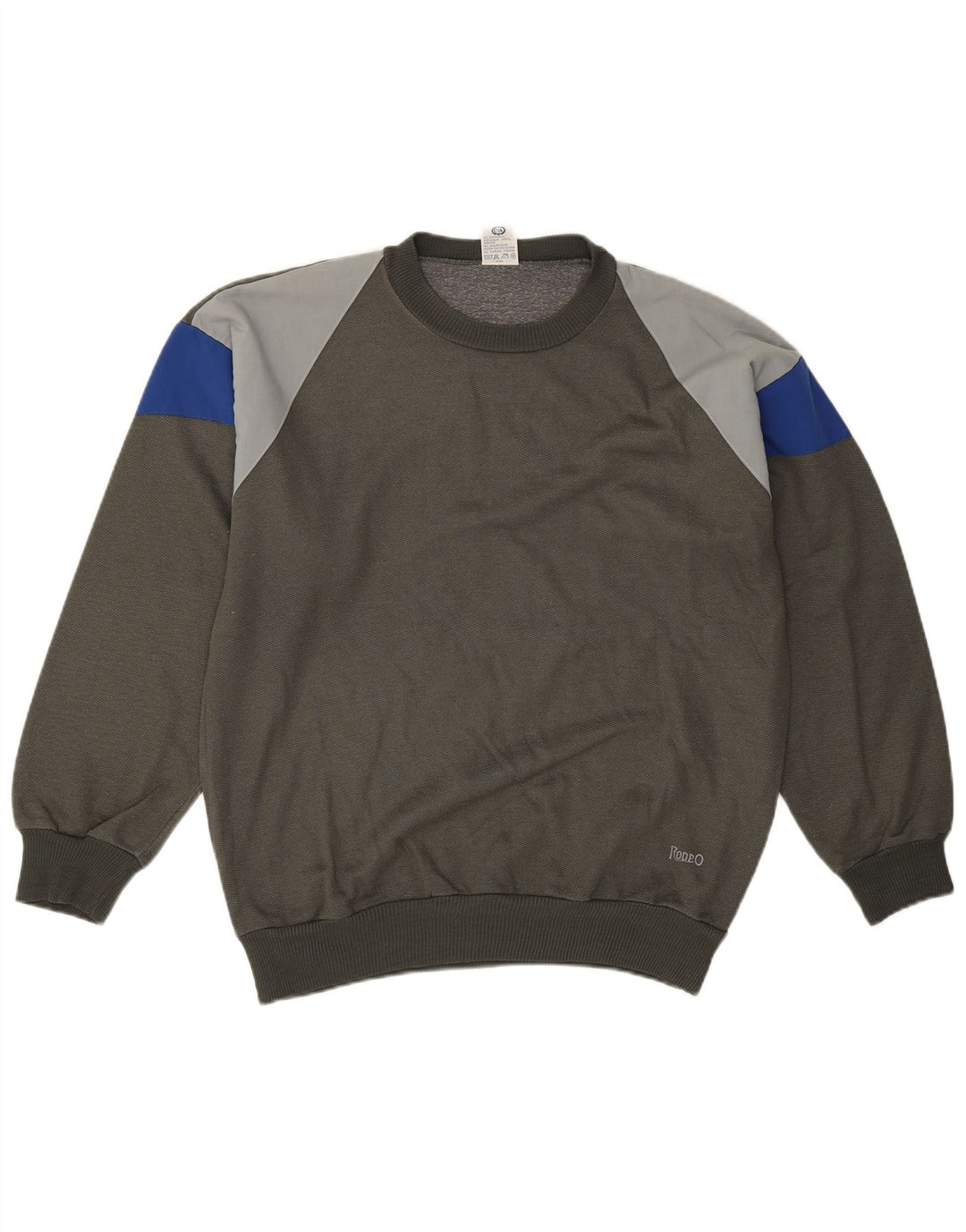Rodeo Sweat Homme Jumper IT 50 Kaki Moyen Colorblock Polyacrylique