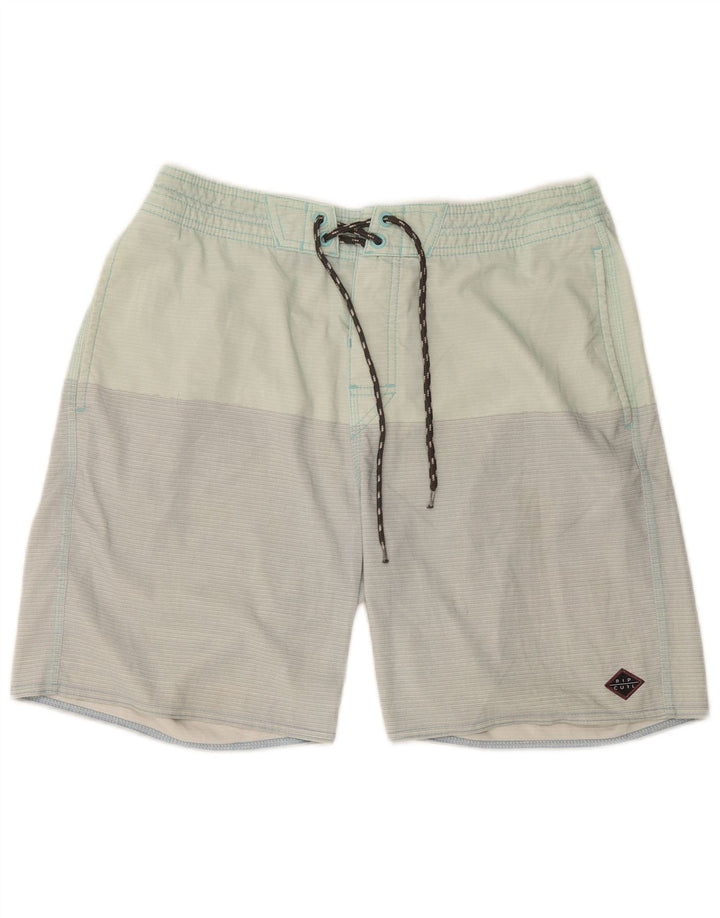 Rip Curl Short de bain homme vert moyen colour block