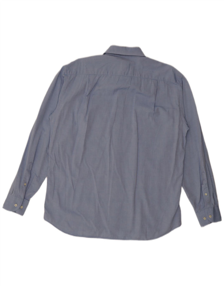 Roccobarocco Chemise Homme Taille 41 16 Grand Coton Bleu