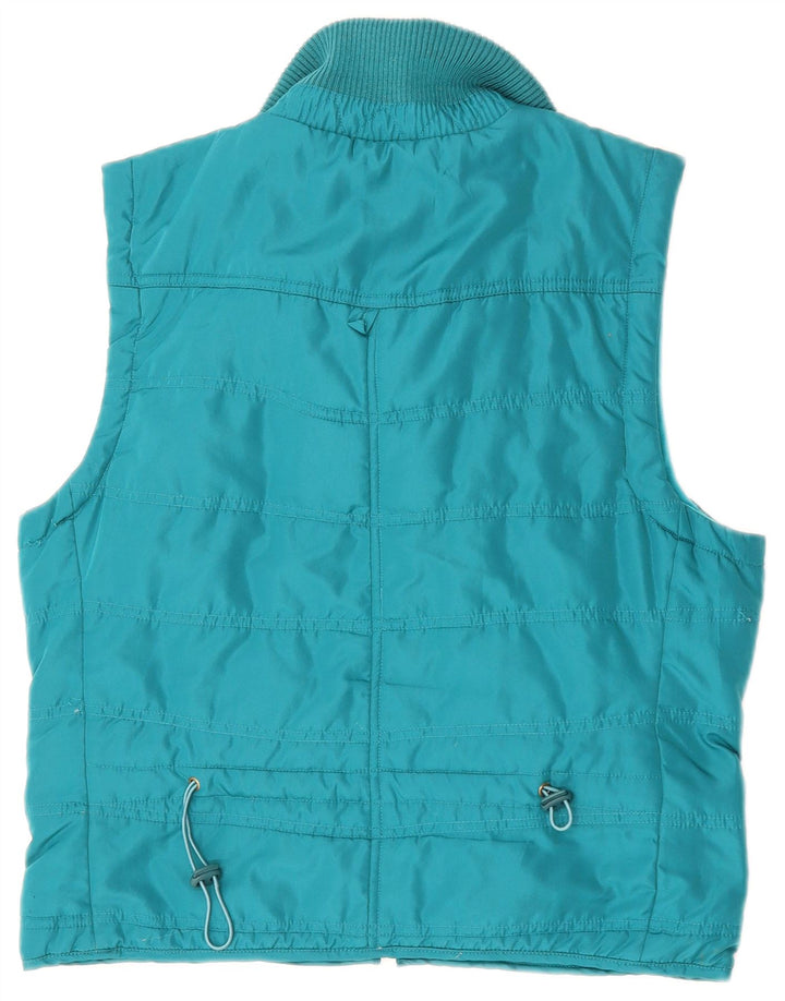 SASHA Gilet rembourré surdimensionné pour femme UK 8 Petit Bleu Polyester