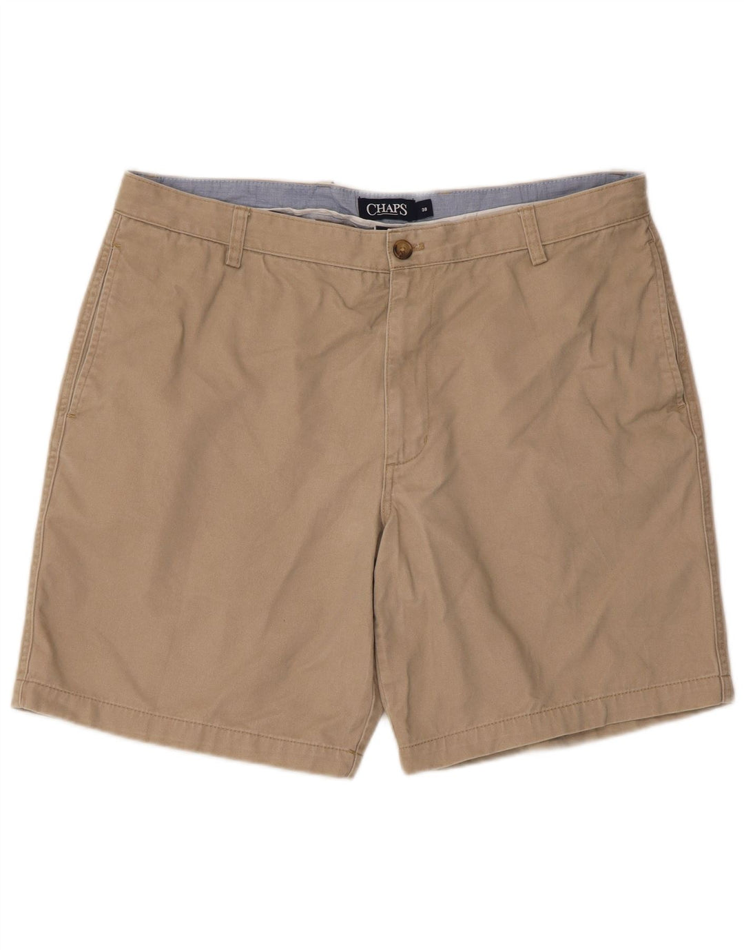 Chaps Short Chino Homme W38 XL Coton Beige