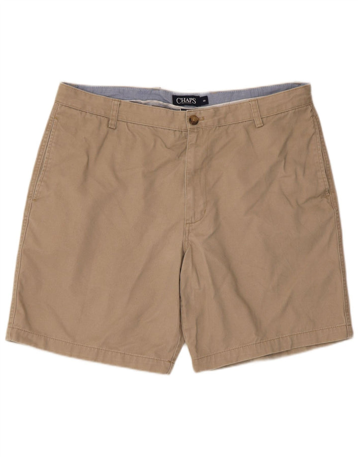 Chaps Short Chino Homme W38 XL Coton Beige