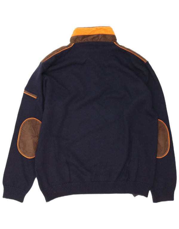 Paul & Shark Pull Yachting à col zippé pour homme 2XL Bleu marine