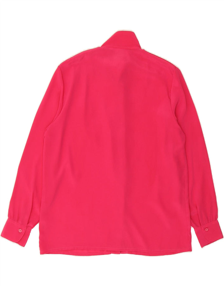 GAZELLE Womens Shirt Blouse EU 38 Medium Pink Polyester Vintage Gazelle and Second-Hand Gazelle from Messina Hembry 
