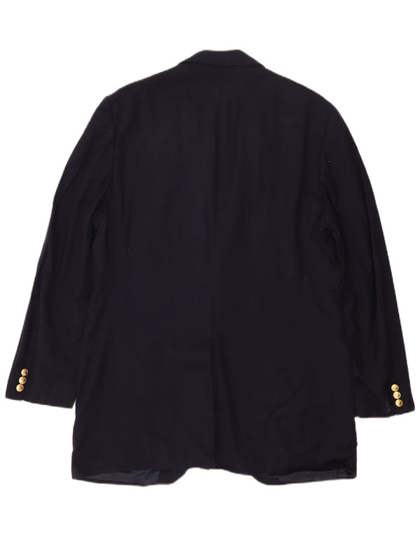 Polo Ralph Lauren Veste blazer à 2 boutons pour homme UK 40 Grande laine bleu marine