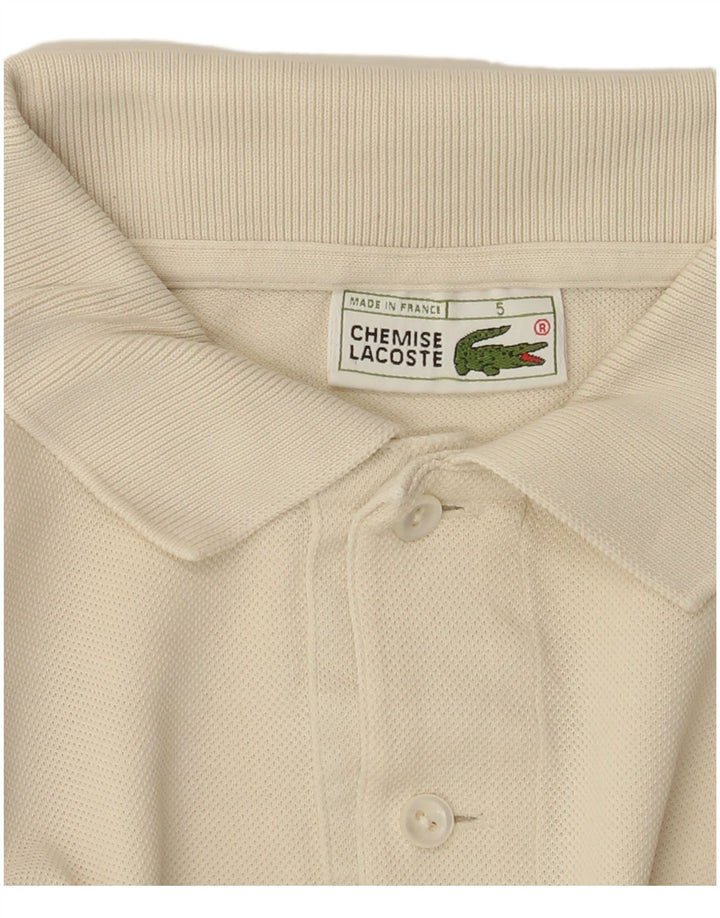 LACOSTE Polo Homme Taille 5 Grand Beige
