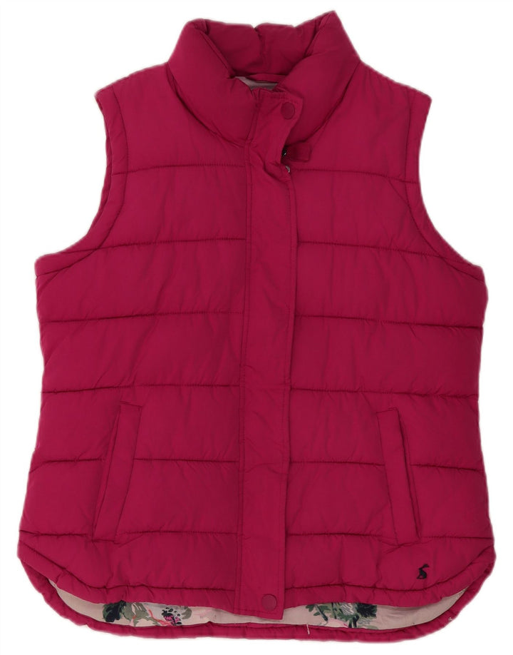 Joules Gilet rembourré pour femme UK 14 Large Rose Polyester