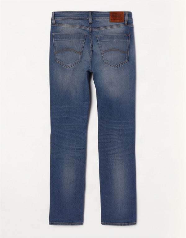 Tommy Hilfiger Jean droit homme W32 L30 bleu coton
