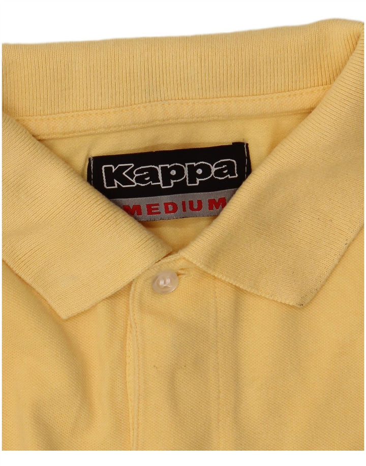 Kappa Polo Homme Jaune Moyen Coton