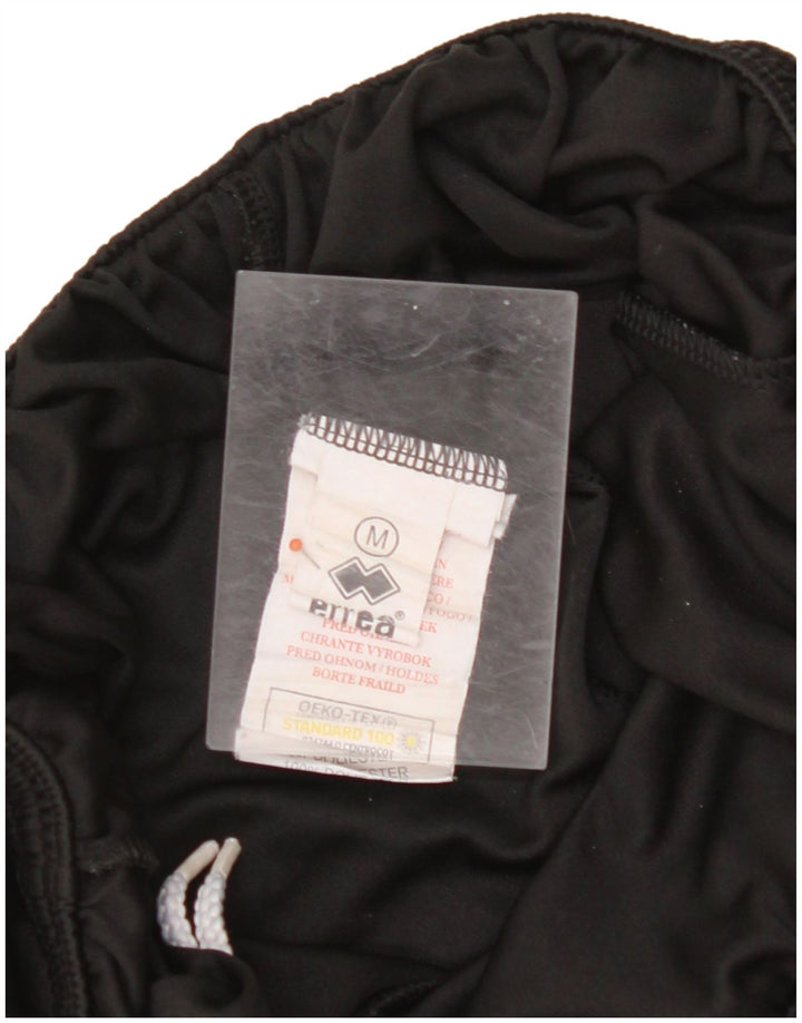 ERREA Short de Sport Homme Noir Moyen Polyester Colorblock