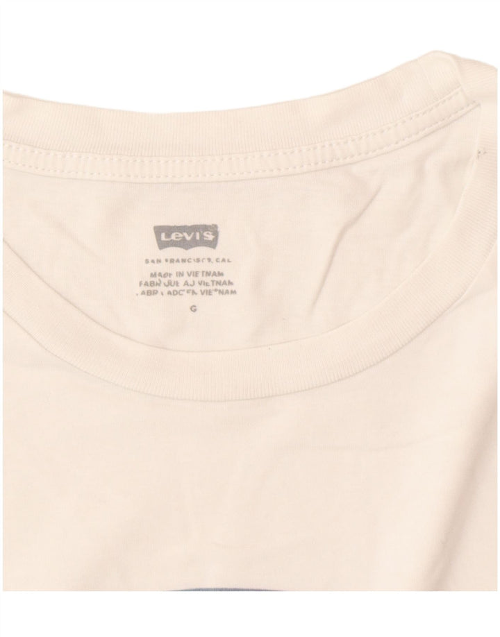 Levi's Tee-Shirt Graphique Homme Blanc Moyen