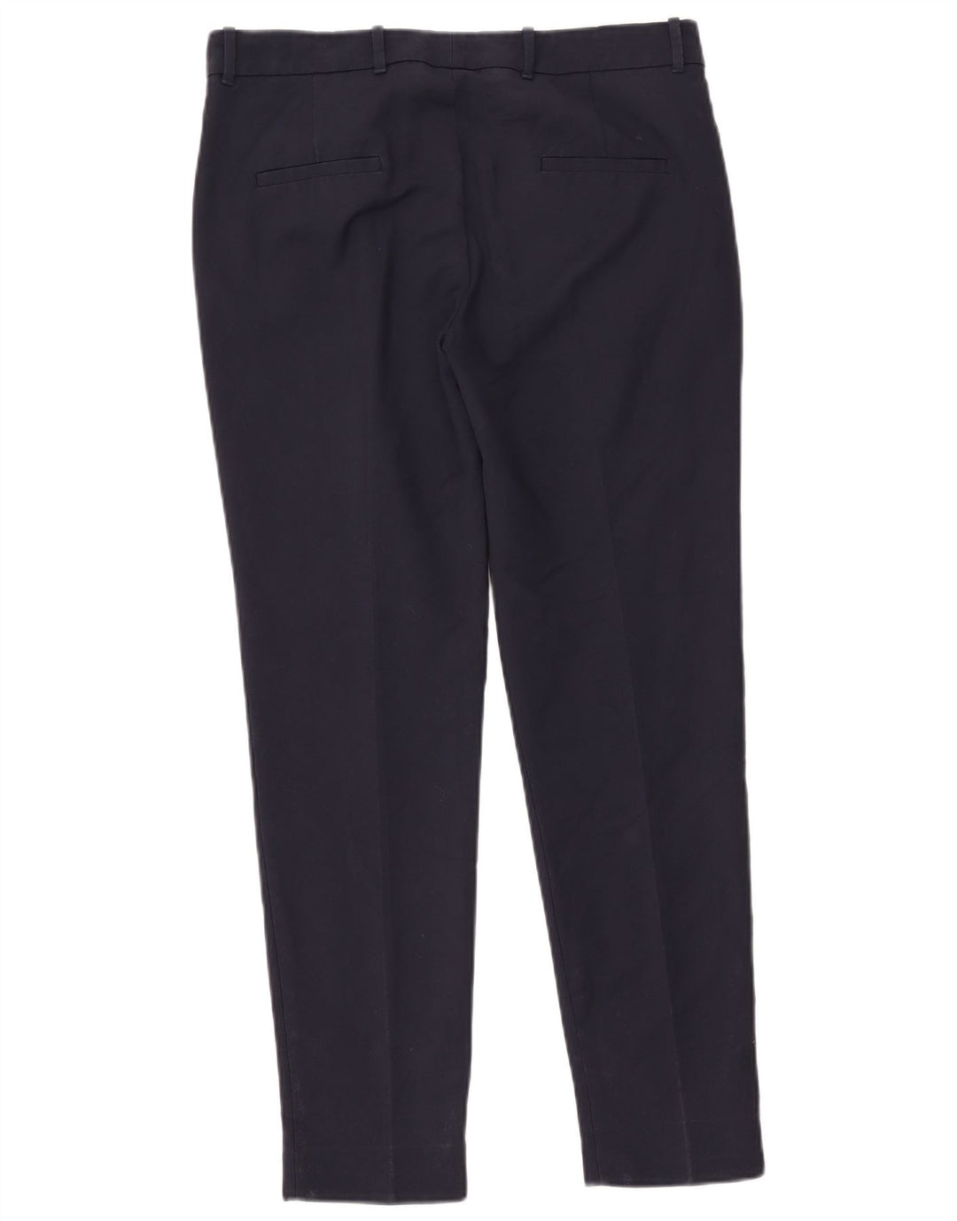 Zara Pantalon de costume slim pour femme Large W33 L30 Bleu marine