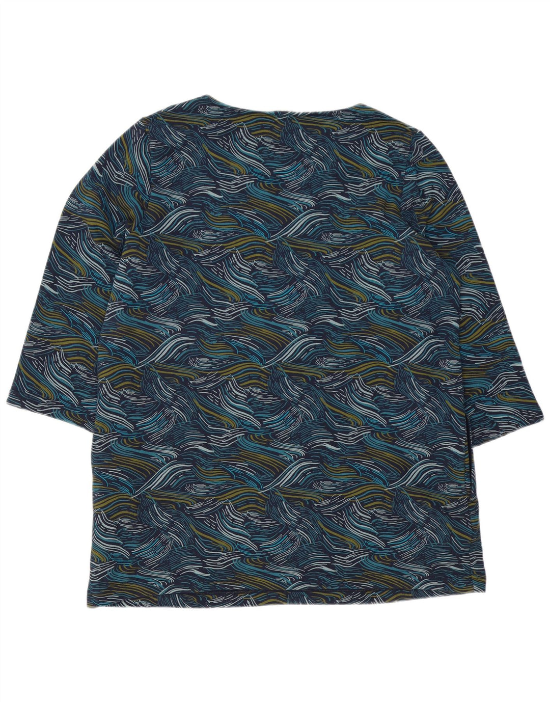 SEASALT CORNWALL Robe droite à motif abstrait pour femme UK 16 Large Bleu