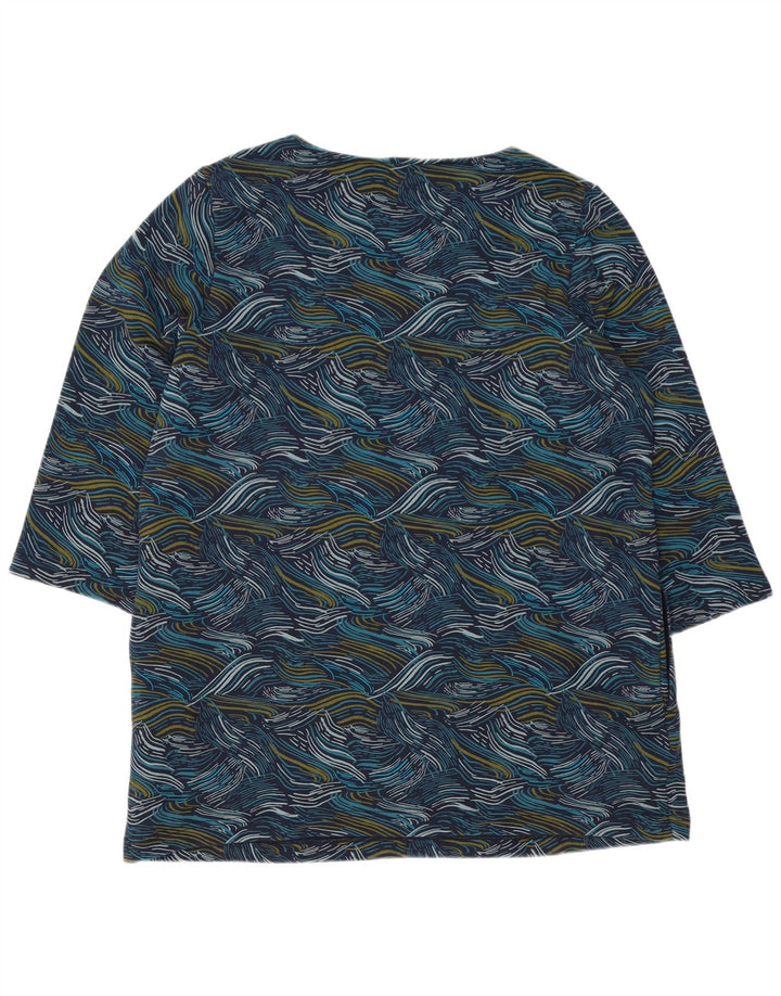 SEASALT CORNWALL Robe droite à motif abstrait pour femme UK 16 Large Bleu