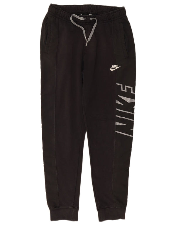 Nike Pantalon de survêtement graphique pour homme Taille S en coton noir