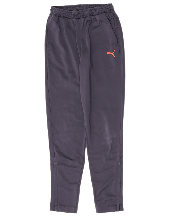 Puma Pantalon de Survêtement Garçon 11-12 ans Bleu Marine Polyester