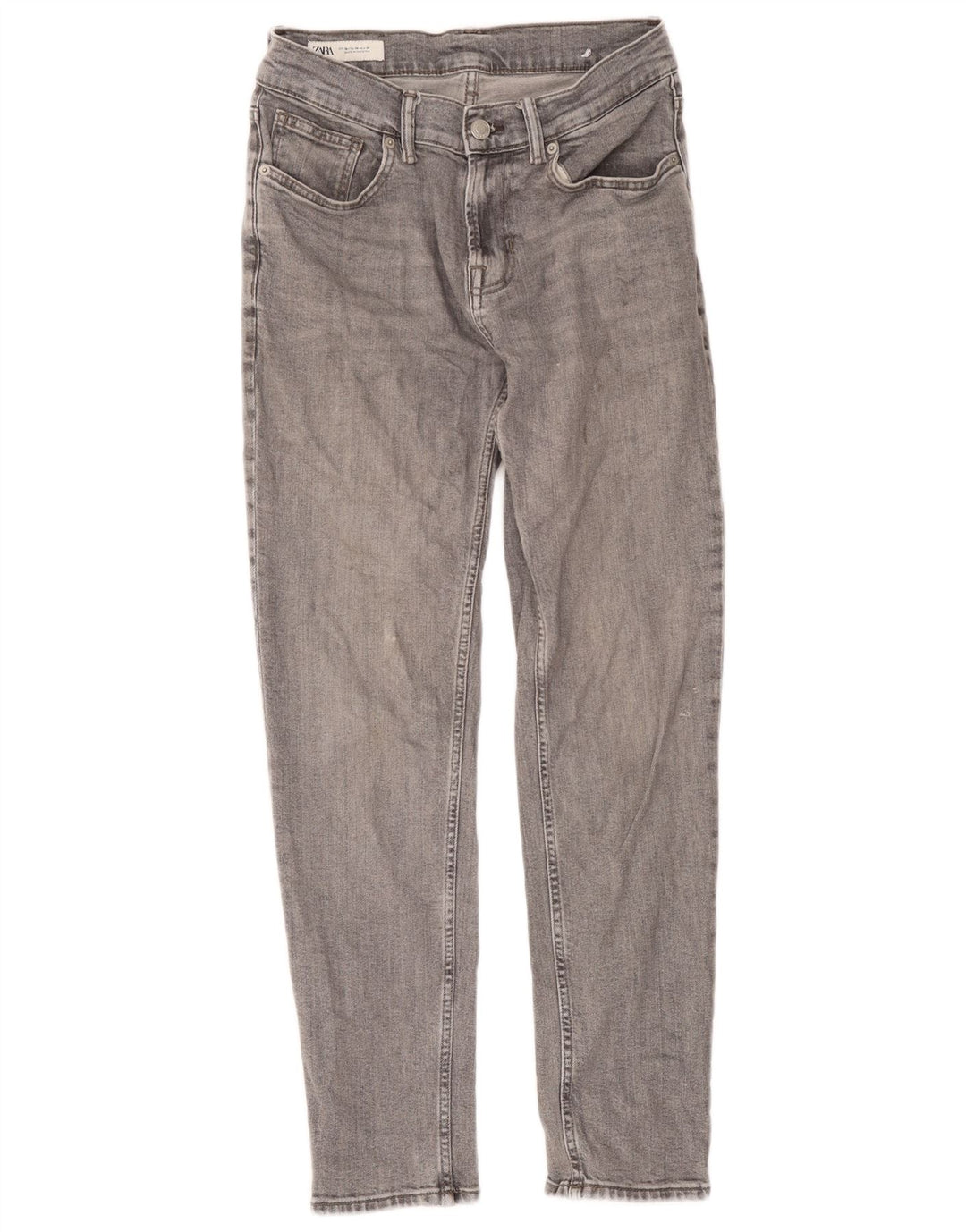 Zara Jean Slim Homme EU 38 Small W30 L29 Gris Coton