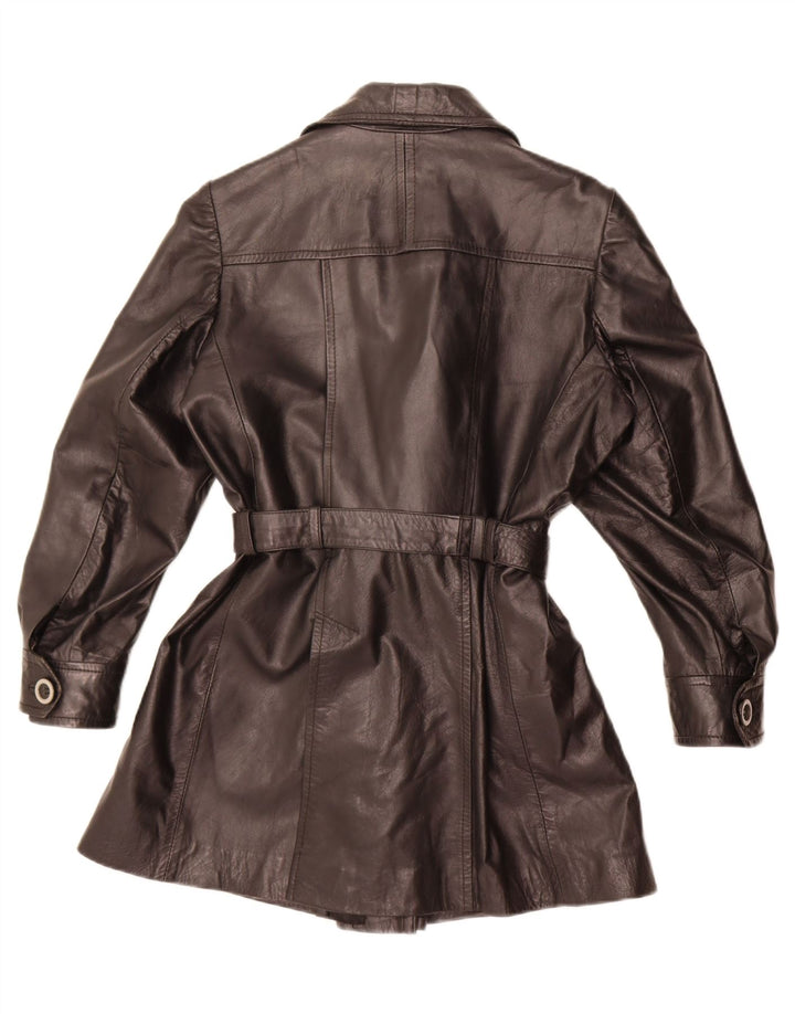 Maxime Manteau En Cuir Femme IT 48 XL Noir