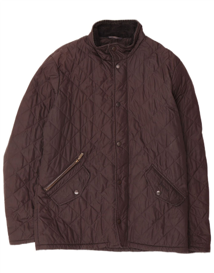 BARBOUR Veste matelassée pour homme UK 36 Small Noir Polyester