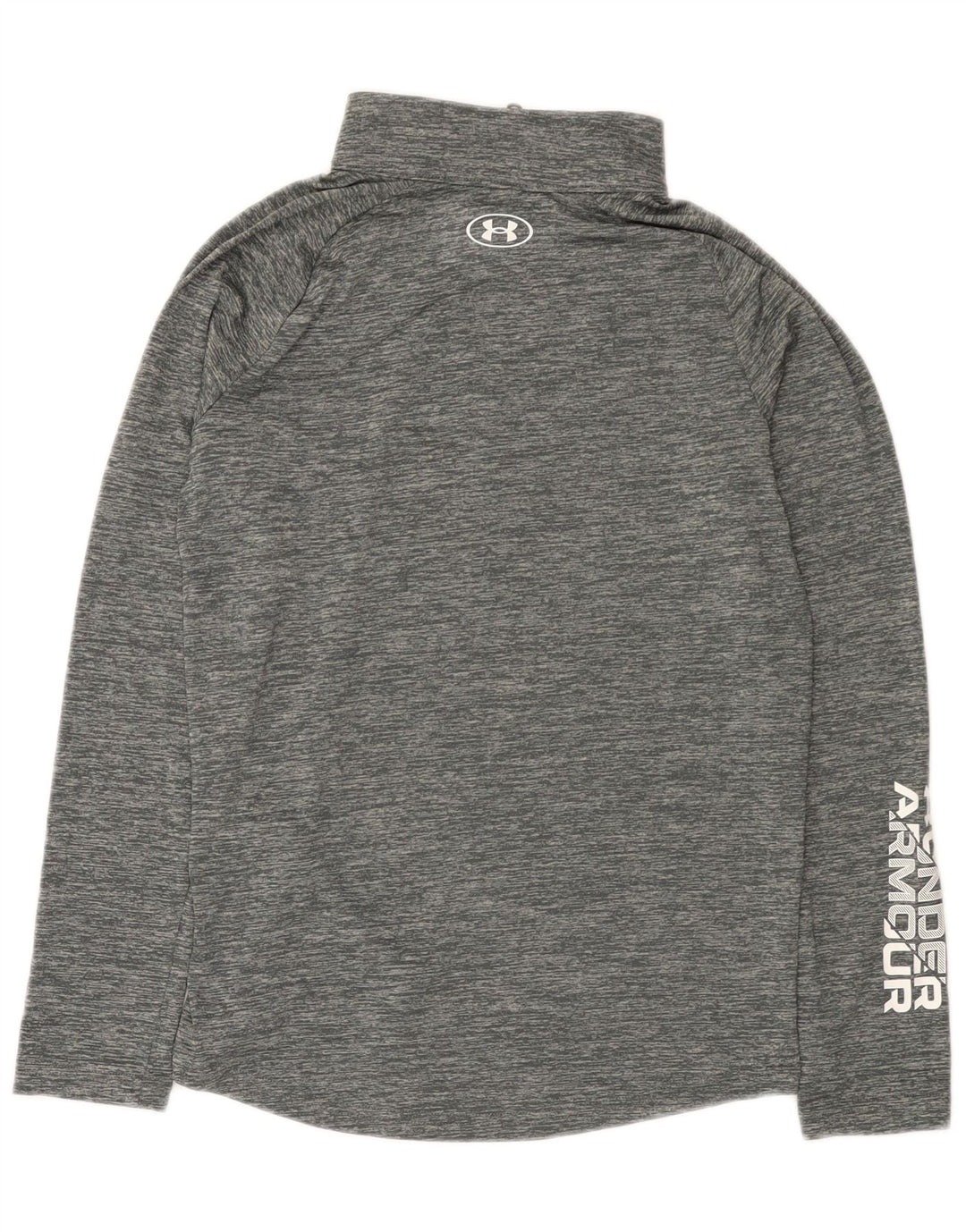 Under Armour Haut de survêtement graphique pour fille 11-12 ans Gris Taille L